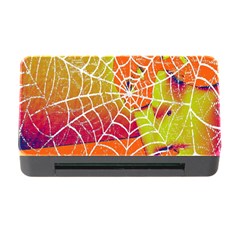 Orange Guy Spider Web Memory Card Reader With Cf by Nexatart