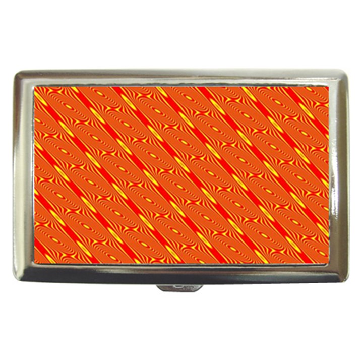 Orange Pattern Background Cigarette Money Cases