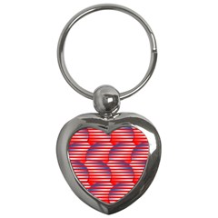 Patriotic  Key Chains (heart)  by Nexatart