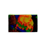 Parakeet Colorful Bird Animal Cosmetic Bag (XS) Front