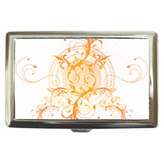 Orange Swirls Cigarette Money Cases