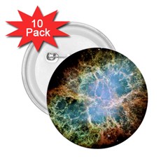 Crab Nebula 2 25  Buttons (10 Pack)  by SheGetsCreative