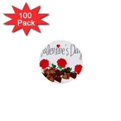 Valentine s Day Gift 1  Mini Buttons (100 Pack)  by Valentinaart