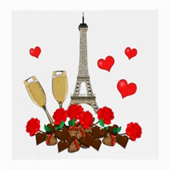 Romance In Paris Medium Glasses Cloth (2-side) by Valentinaart