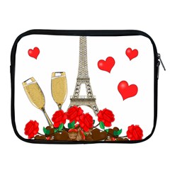 Romance In Paris Apple Ipad 2/3/4 Zipper Cases by Valentinaart