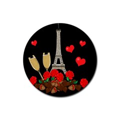 Pariz Rubber Coaster (round)  by Valentinaart