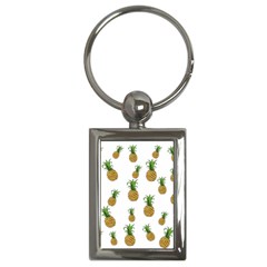 Pineapples Pattern Key Chains (rectangle)  by Valentinaart