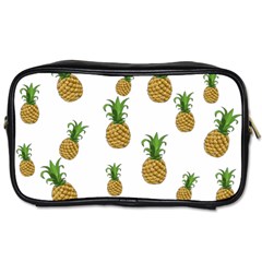 Pineapples Pattern Toiletries Bags by Valentinaart