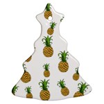 Pineapples pattern Christmas Tree Ornament (Two Sides) Back