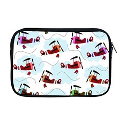 Airplanes Pattern Apple Macbook Pro 17  Zipper Case by Valentinaart