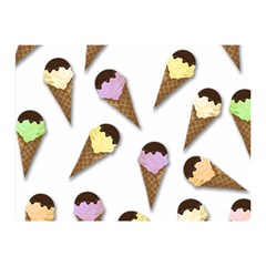 Ice Cream Pattern Double Sided Flano Blanket (mini)  by Valentinaart