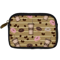 Coffee And Donuts  Digital Camera Cases by Valentinaart