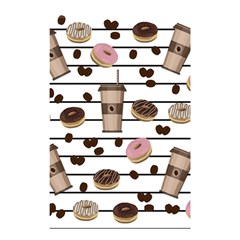 Donuts And Coffee Pattern Shower Curtain 48  X 72  (small)  by Valentinaart