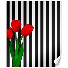 Tulips Canvas 8  X 10  by Valentinaart