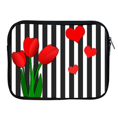 Tulips Apple Ipad 2/3/4 Zipper Cases by Valentinaart