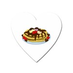 Pancakes - Shrove tuesday Heart Magnet Front