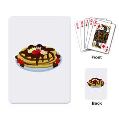 Pancakes - Shrove Tuesday Playing Card by Valentinaart