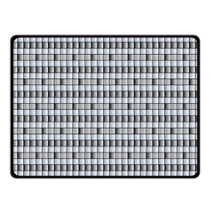 Pattern Grid Squares Texture Fleece Blanket (small)