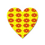 Pattern Design Graphics Colorful Heart Magnet Front