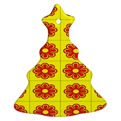 Pattern Design Graphics Colorful Christmas Tree Ornament (two Sides)