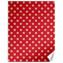 Pattern Felt Background Paper Red Canvas 18  X 24   by Nexatart