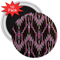 Pearly Pattern 3  Magnets (10 Pack)  by Nexatart