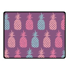 Pineapple Pattern  Fleece Blanket (small) by Nexatart