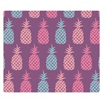 Pineapple Pattern  Double Sided Flano Blanket (Small)  50 x40  Blanket Back