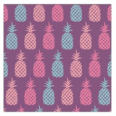 Pineapple Pattern  Large Satin Scarf (square) by Nexatart