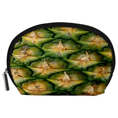 Pineapple Pattern Accessory Pouches (large)  by Nexatart