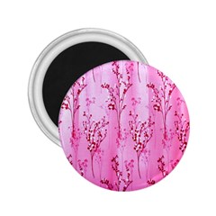 Pink Curtains Background 2.25  Magnets