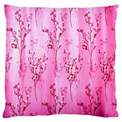 Pink Curtains Background Large Cushion Case (Two Sides)