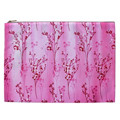 Pink Curtains Background Cosmetic Bag (XXL) 