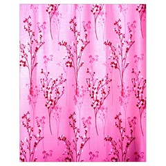 Pink Curtains Background Drawstring Bag (Small)