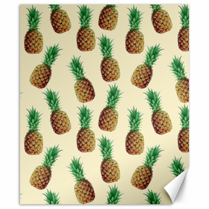 Pineapple Wallpaper Pattern Canvas 20  x 24  