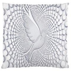 Points Circle Dove Harmony Pattern Standard Flano Cushion Case (two Sides) by Nexatart