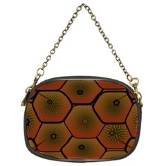 Psychedelic Pattern Chain Purses (one Side)  by Nexatart