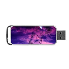 Purple Sky Portable USB Flash (One Side)