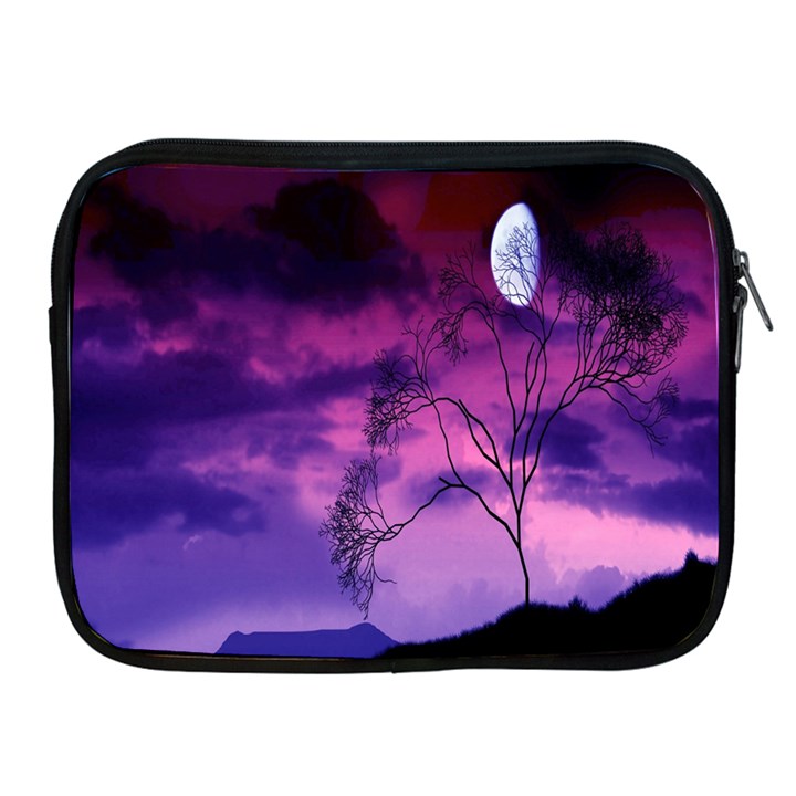 Purple Sky Apple iPad 2/3/4 Zipper Cases