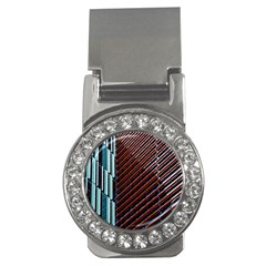 Red And Black High Rise Building Money Clips (cz) 