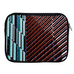 Red And Black High Rise Building Apple Ipad 2/3/4 Zipper Cases