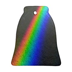 Rainbow Color Spectrum Solar Mirror Bell Ornament (two Sides)