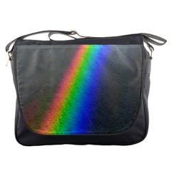 Rainbow Color Spectrum Solar Mirror Messenger Bags by Nexatart