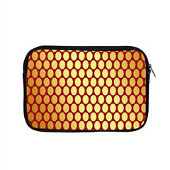 Red And Gold Effect Backing Paper Apple Macbook Pro 15  Zipper Case