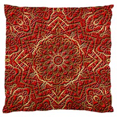 Red Tile Background Image Pattern Large Flano Cushion Case (one Side) by Nexatart