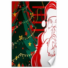 Santa Clause Xmas Canvas 12  X 18   by Nexatart