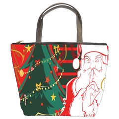 Santa Clause Xmas Bucket Bags by Nexatart