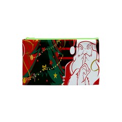Santa Clause Xmas Cosmetic Bag (xs)