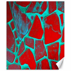 Red Marble Background Canvas 20  X 24   by Nexatart