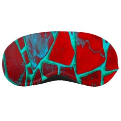 Red Marble Background Sleeping Masks by Nexatart